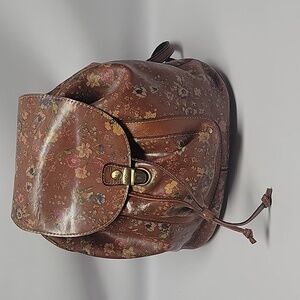 Patricia Nash Leather Floral BackPack/Handbag/Satchel